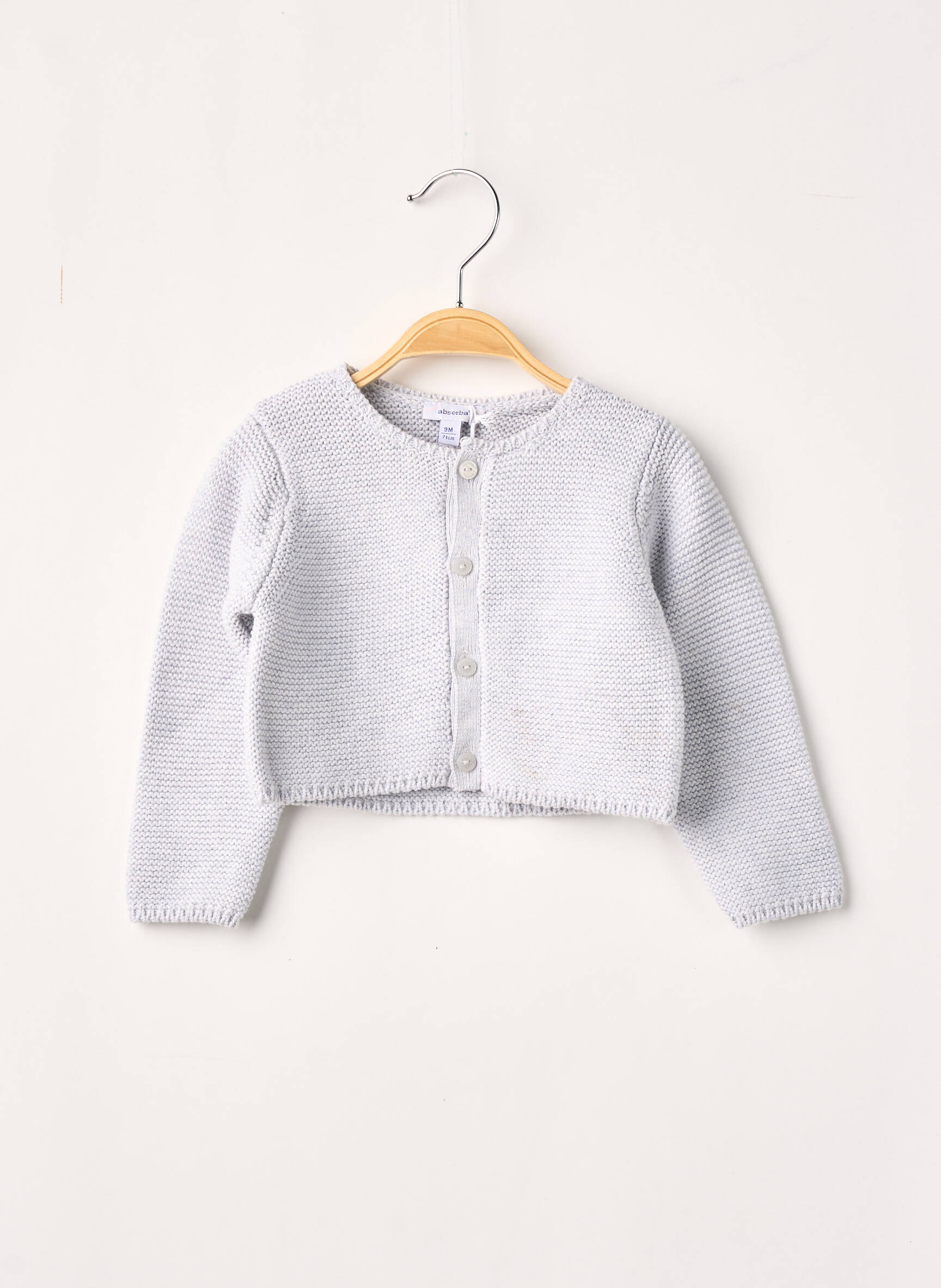Absorba Fine Maille Enfant couleur gris