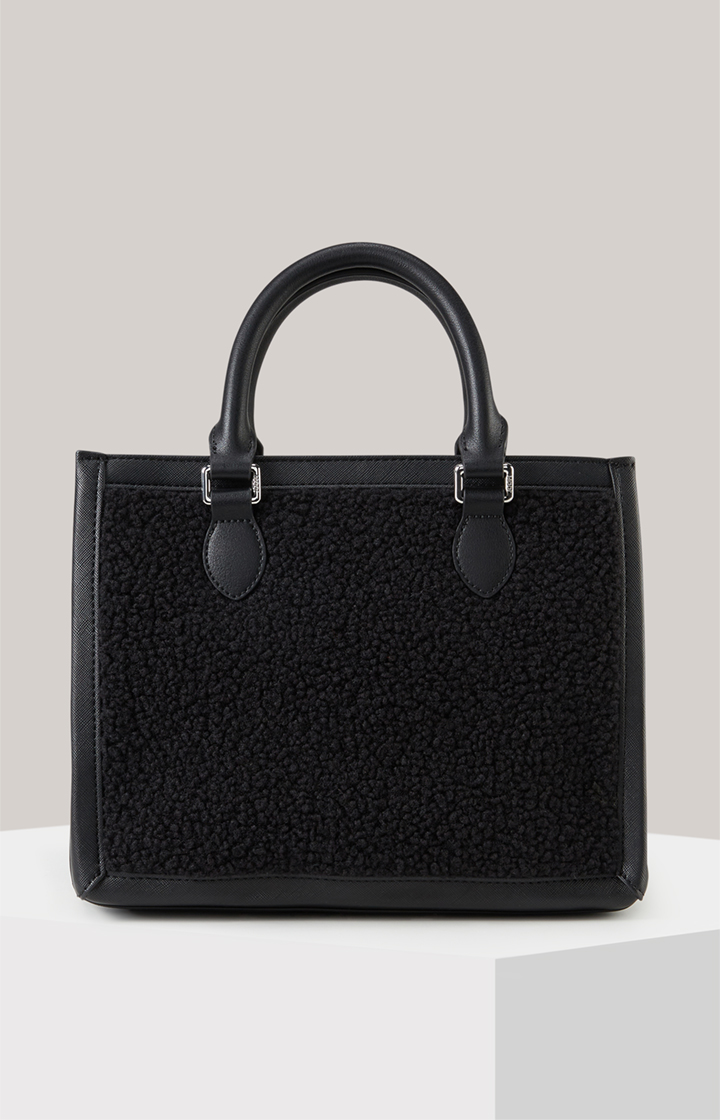 Handtasche Mazzolino Pelo Aurelia in Schwarz