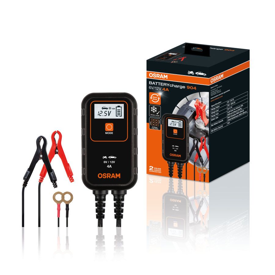 Osram 6/12 volt 4 ampère Batterieladegerät