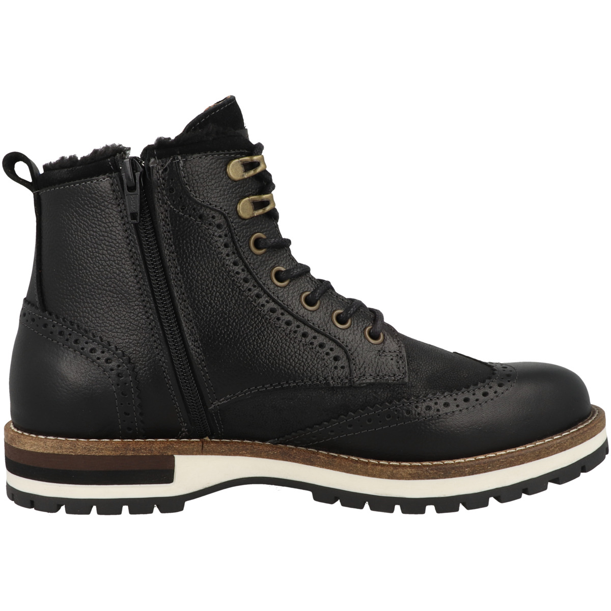 Pantofola d'Oro Tocchetto Fur Uomo High Schnürboots schwarz