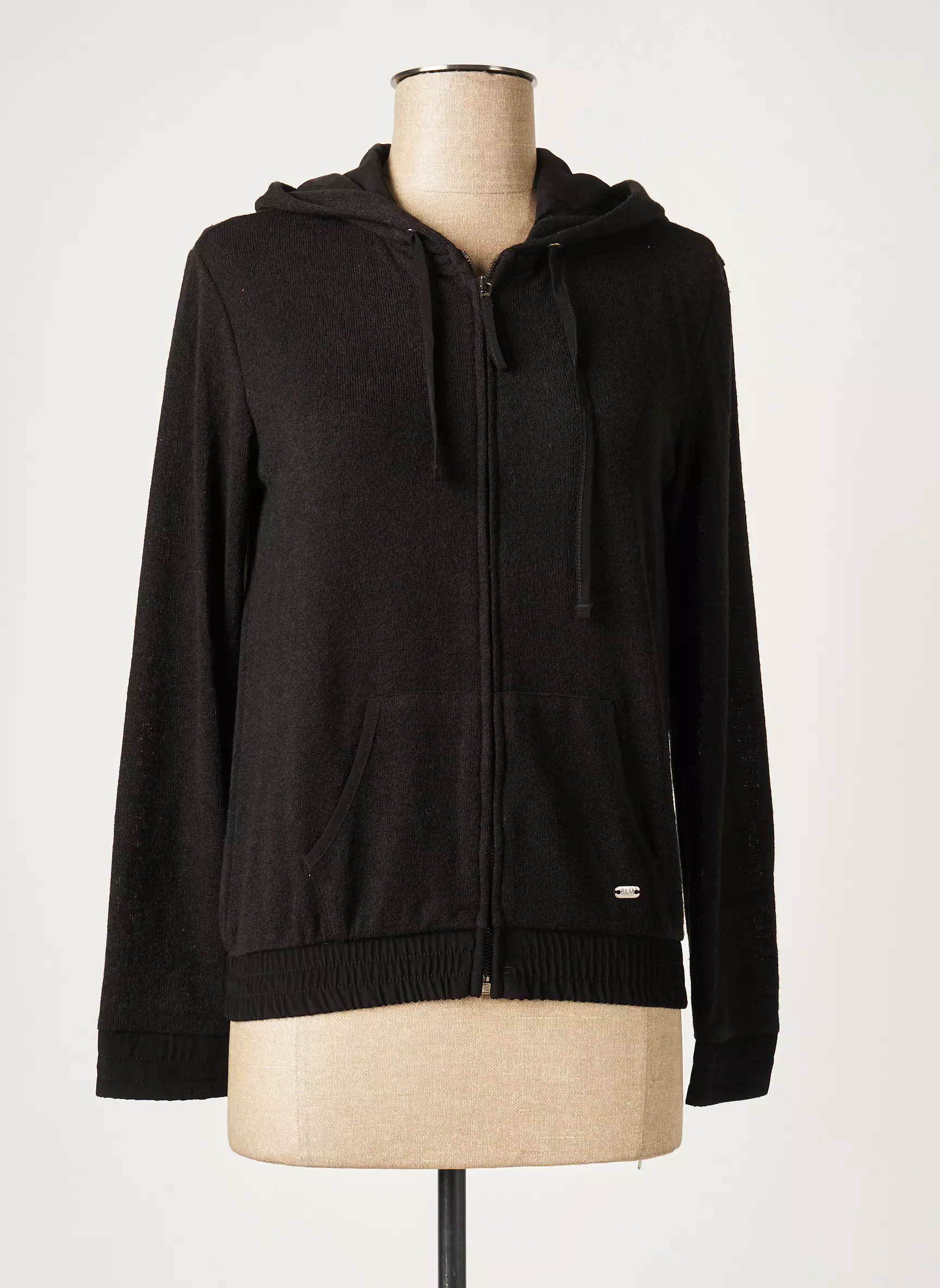 B M Vestecasual Femme couleur noir