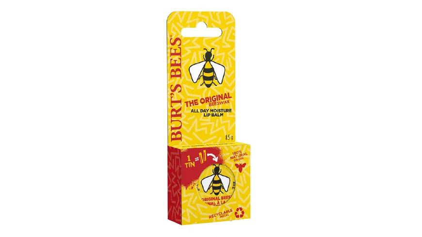 BURT'S BEES Lip Balm Beeswax Tin Blister 8.5 g
