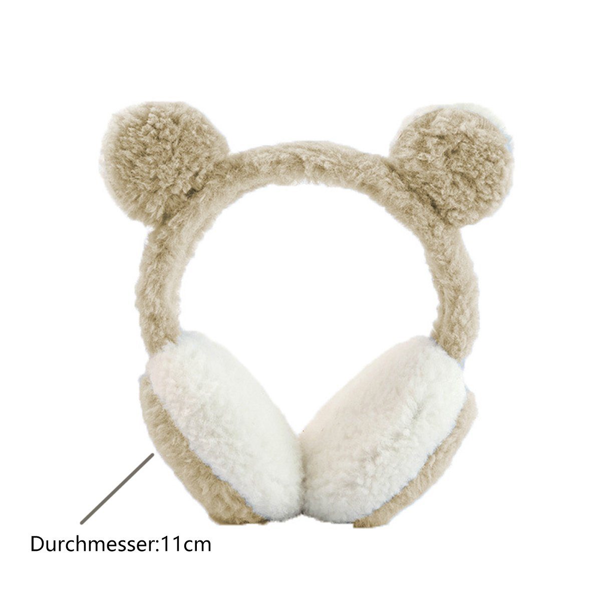 JedBesetzt Ohrenwärmer Damen Winter Ohrenwärmer Ohrenschützer Mädchen Winter Warmer Plüsch