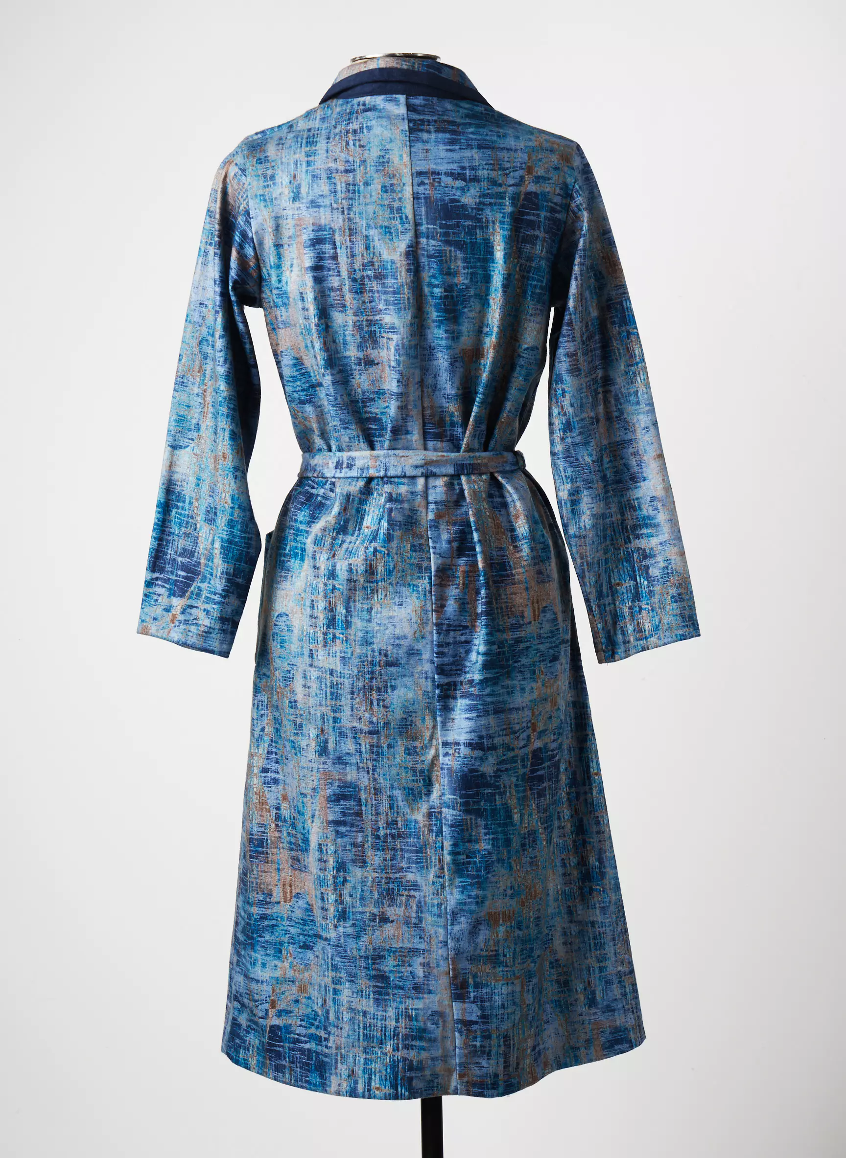 Marie De Marcille Robes Mi Longues Femme couleur bleu