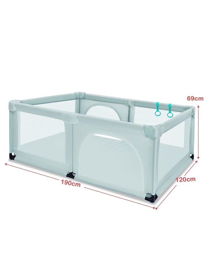 COSTWAY Laufgitter 120 x 190cm in Blau günstig kaufen onesize