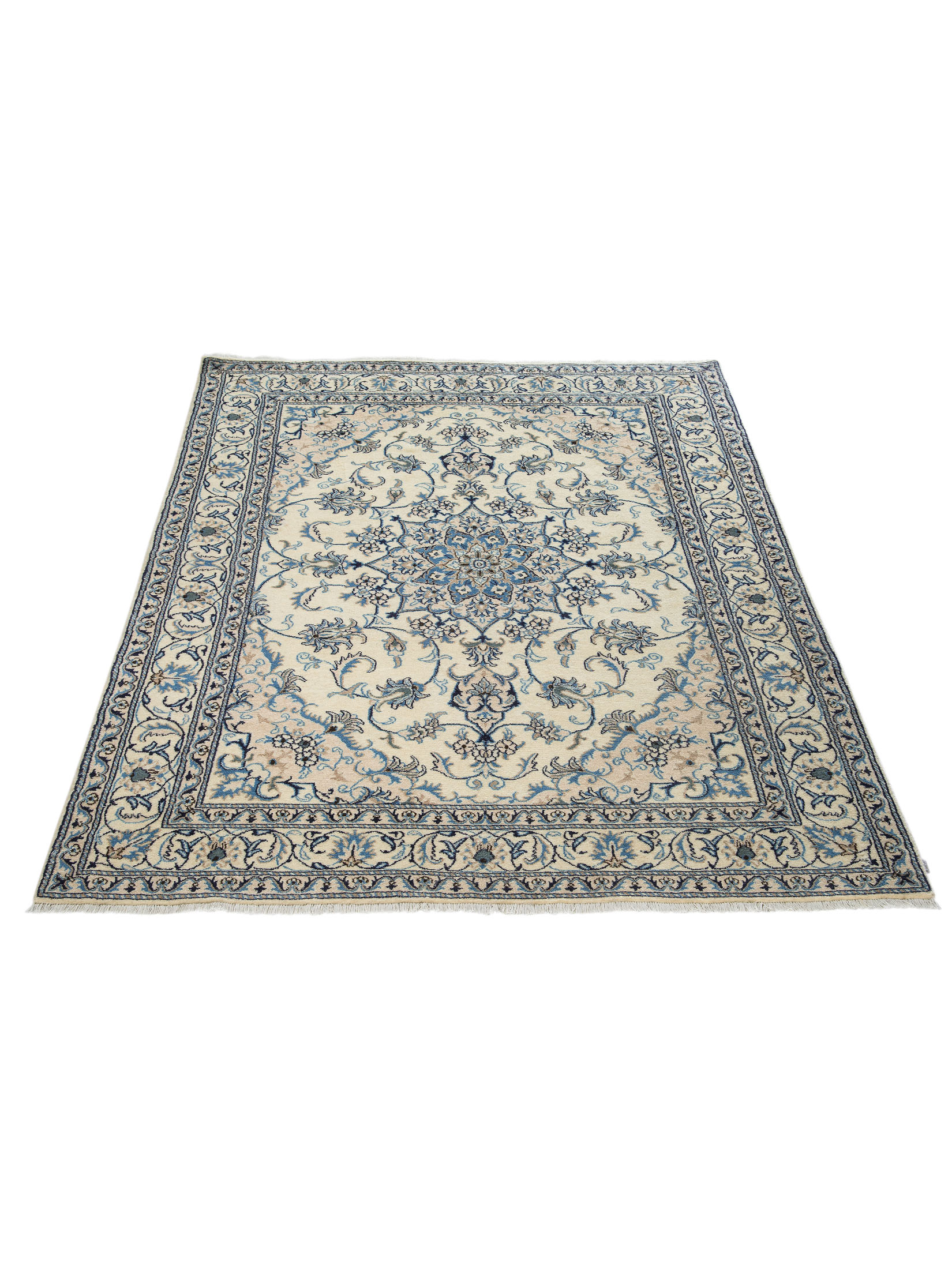 Kaschmar Nain 12 Lah ca. 165 x 238 cm, Unikat / Einzelstück