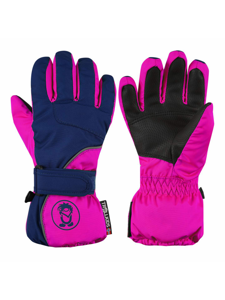 Trollkids Funktions-Handschuhe Troll in navy/pink günstig kaufen