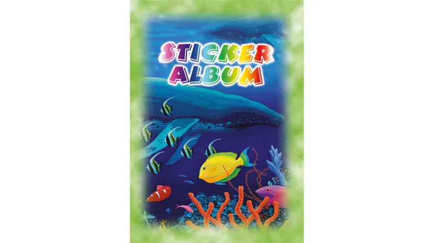 PAP-ART Stickeralbum A5 Delfine sortiert