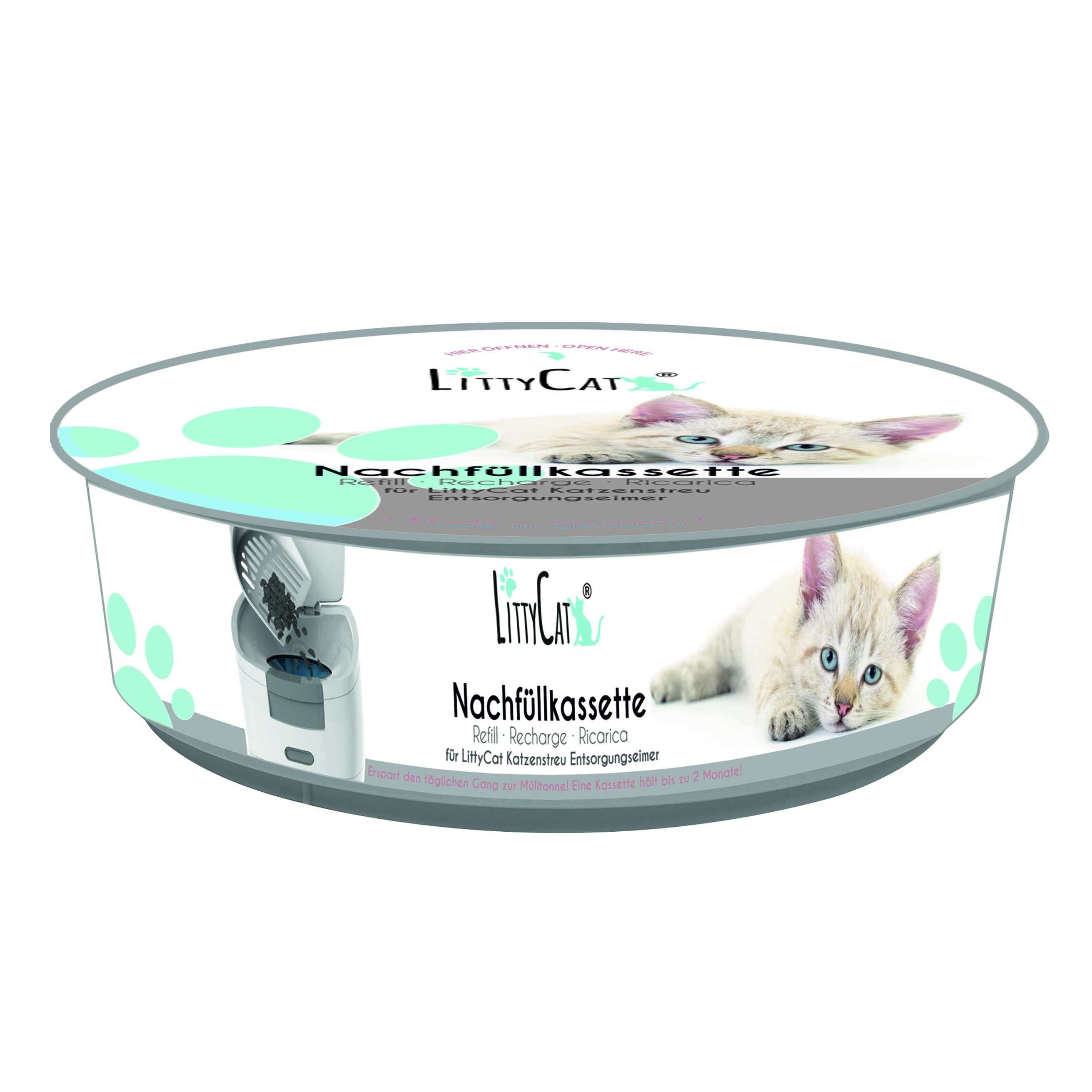 LittyCat Toilettenzubehör LittyCat LittyCat Nachfüllkassette 3 Stück