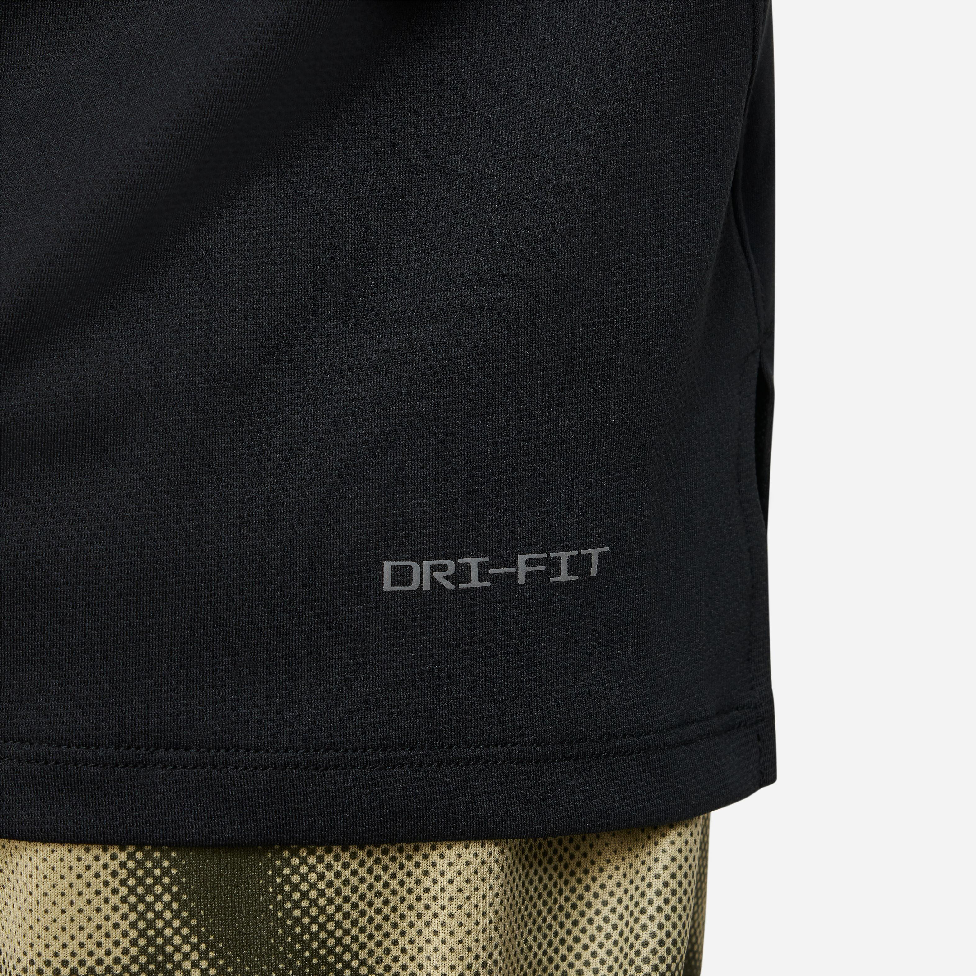 Dri-Fit Multi Tech Laufshirt Jungen - Schwarz