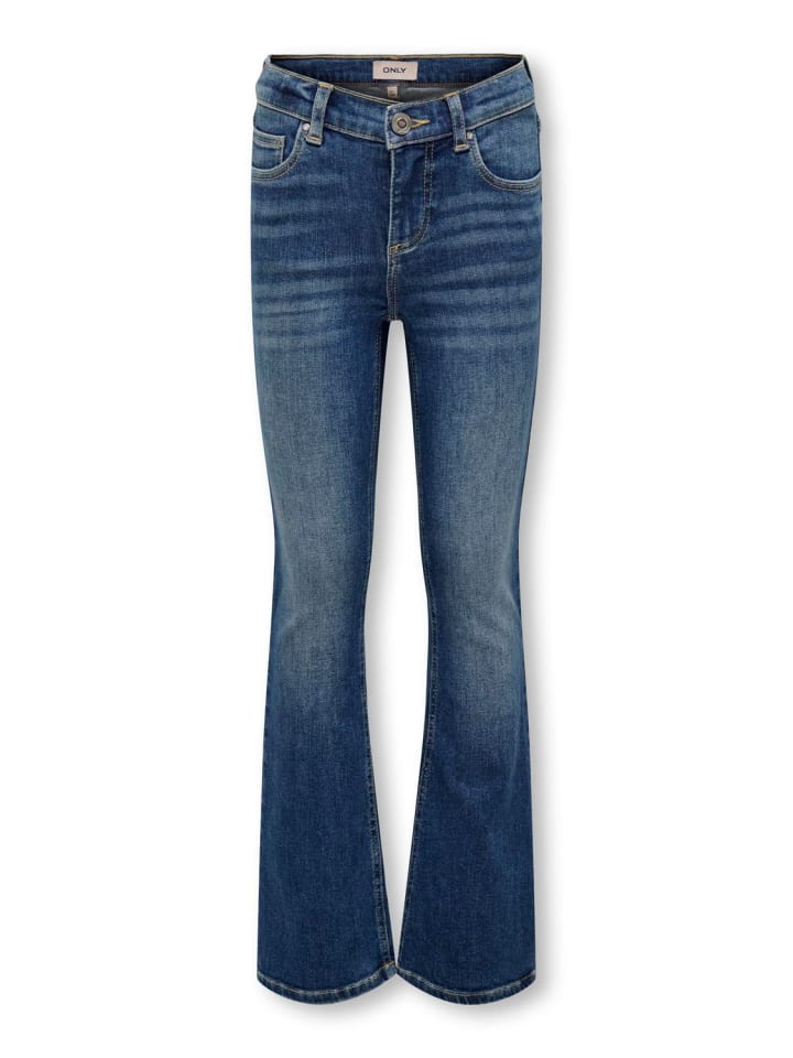 KIDS ONLY Schlagjeans KOGBLUSH FLARED DNM REA1319 in medium blue denim günstig kaufen