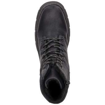 Rieker Schnür Boots in schwarz
