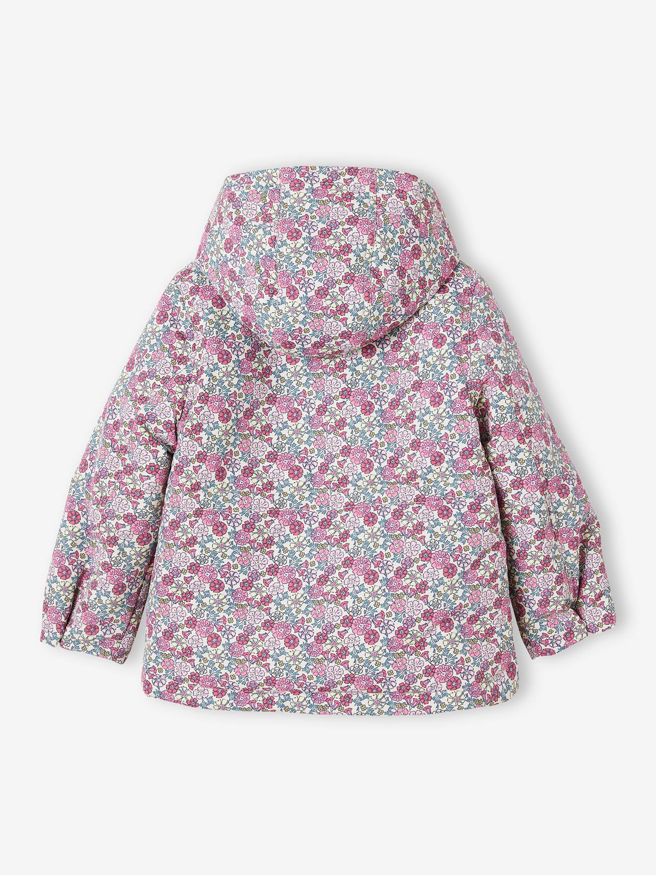 Vertbaudet Leichte Mädchen Jacke mit Recycling-Polyester - mehrfarbig
