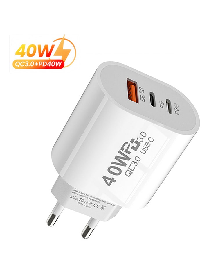 SmartCase USB-Schnellladestecker  in Weiß günstig kaufen onesize