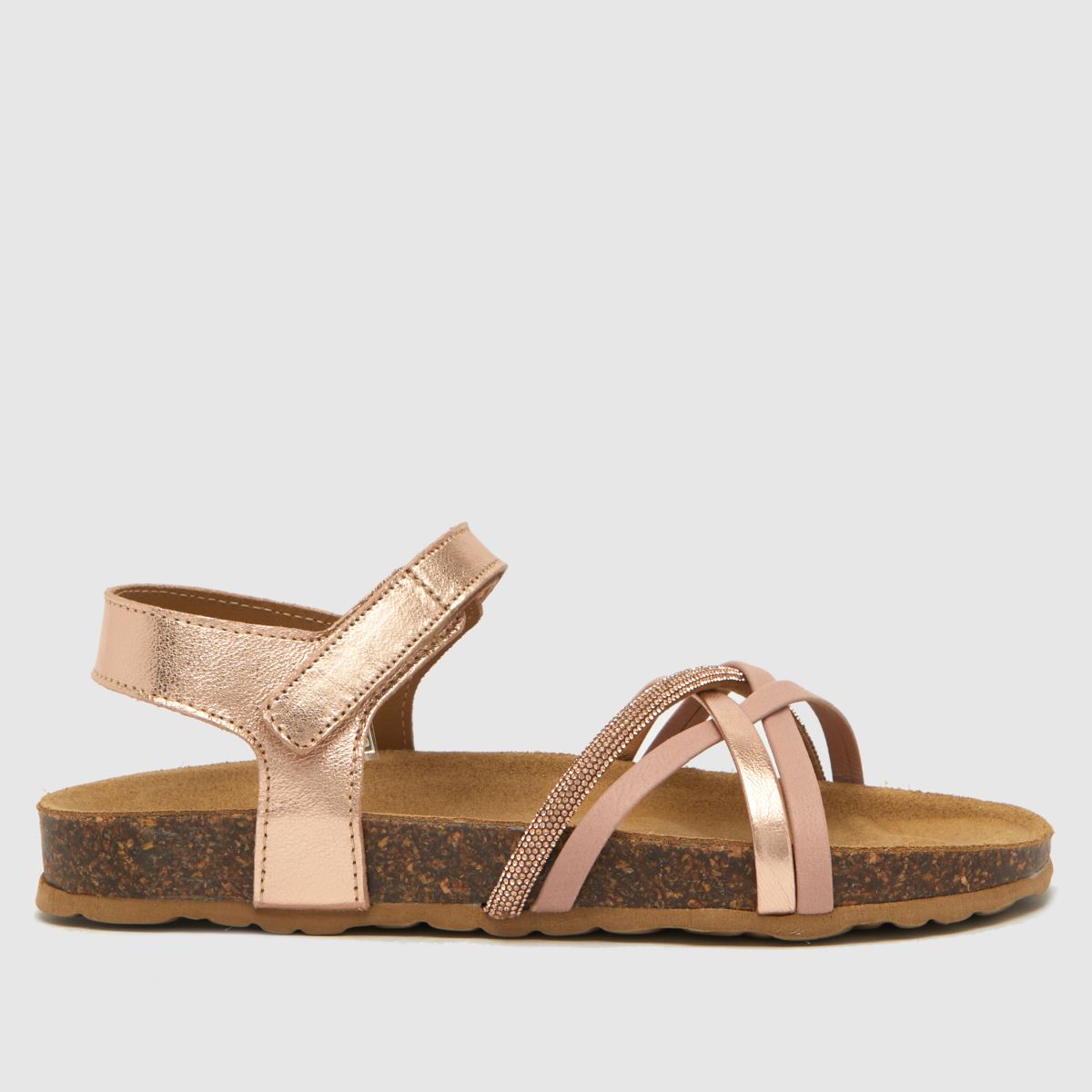 schuh ljusrosa lugna flickor ungdomssandaler