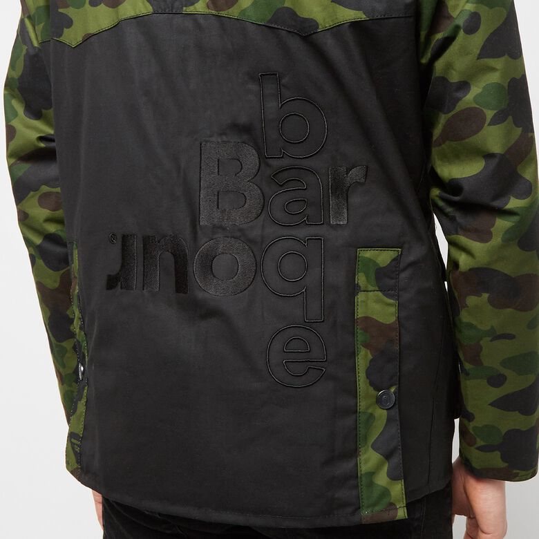 A Bathing Ape x Barbour 1st Camo International Rain Jacket green