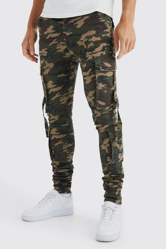 Tall Skinny Cargo Camouflage Hose