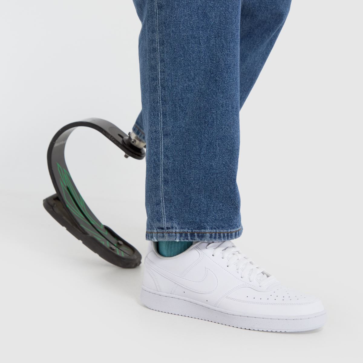 Nike Court Vision – Vita sneakers med låg midja