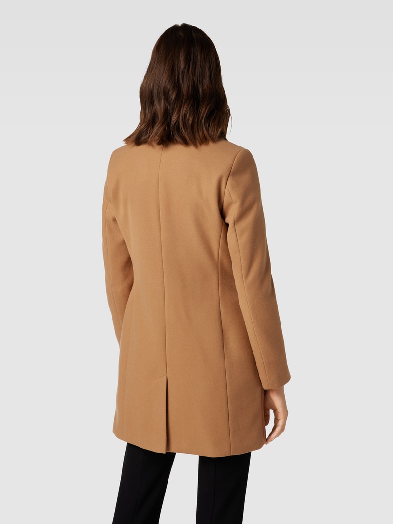 Mantel mit Reverskragen in camel