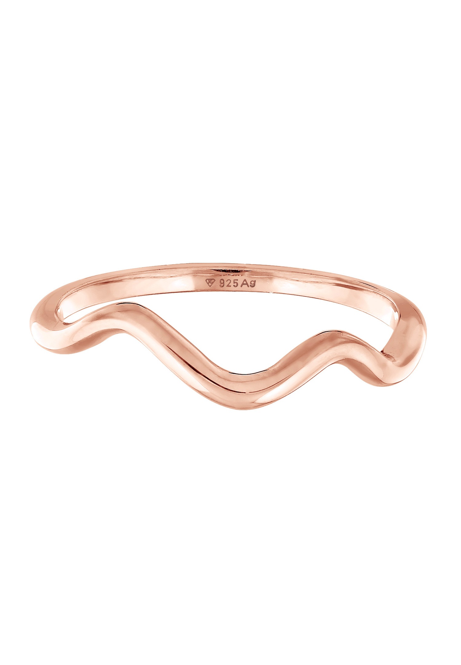 Elli ženski minimalistički geometrijski valoviti trend od 925 sterling srebra