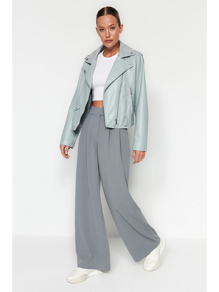 trendyol Marlenehose in Grau günstig kaufen