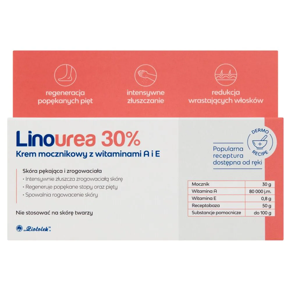 Linoura 30 % šlapalo kremas su vitaminais A ir E
