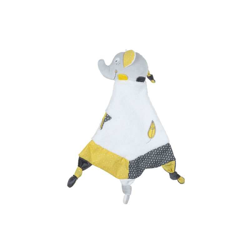 Doudou mouchoir Eléphant et Babyfan