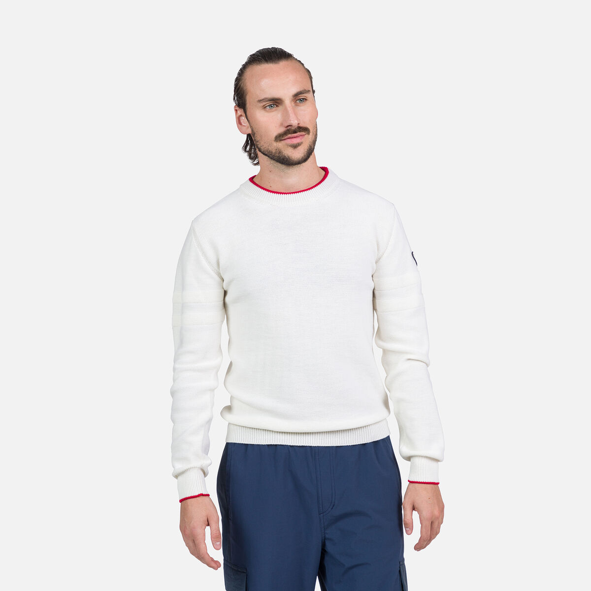 Stripe Herrenstrickpullover
