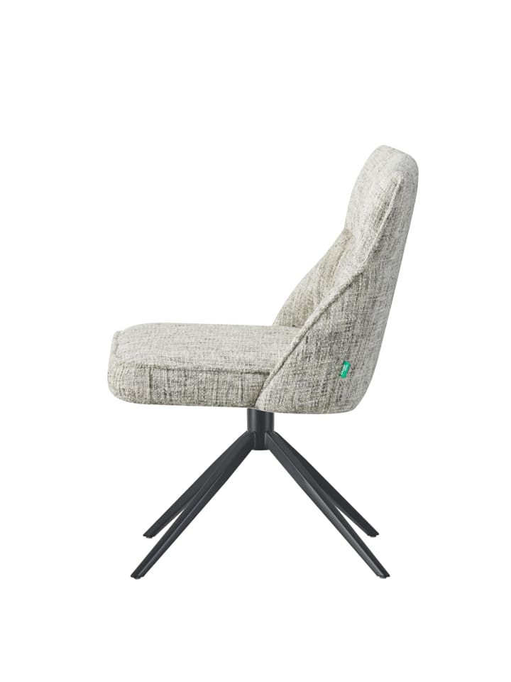 DUBI Möbel 2er-Set: Drehstuhl THOMAS-ZARA in Hellgrau - (B)49 x (H)84 x  (T)62 cm günstig kaufen onesize