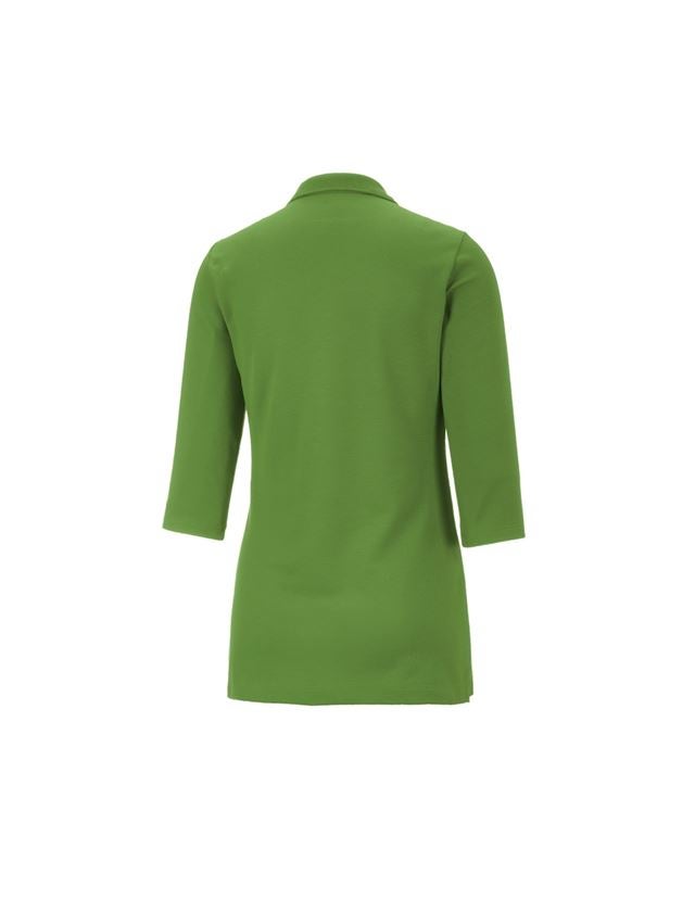 e.s. Piqué-Polo 3/4 Arm cotton stretch, Damen