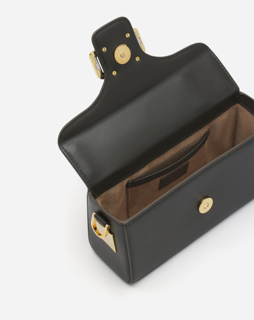 SAC PENCIL CAT NANO EN CUIR AVEC STRASS