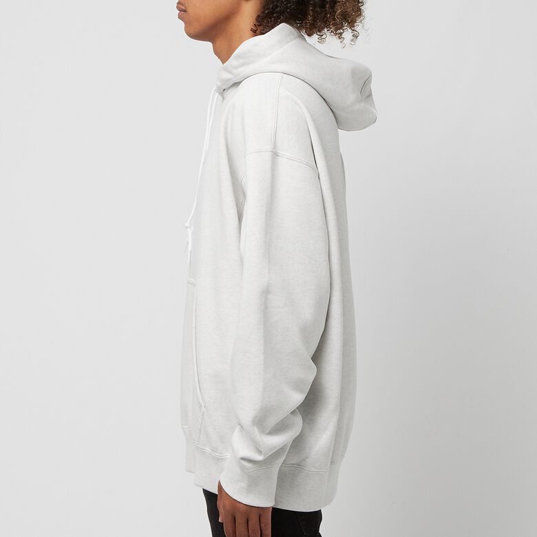 NIKE Solo Swoosh Fleece Hoodie birch heather/white