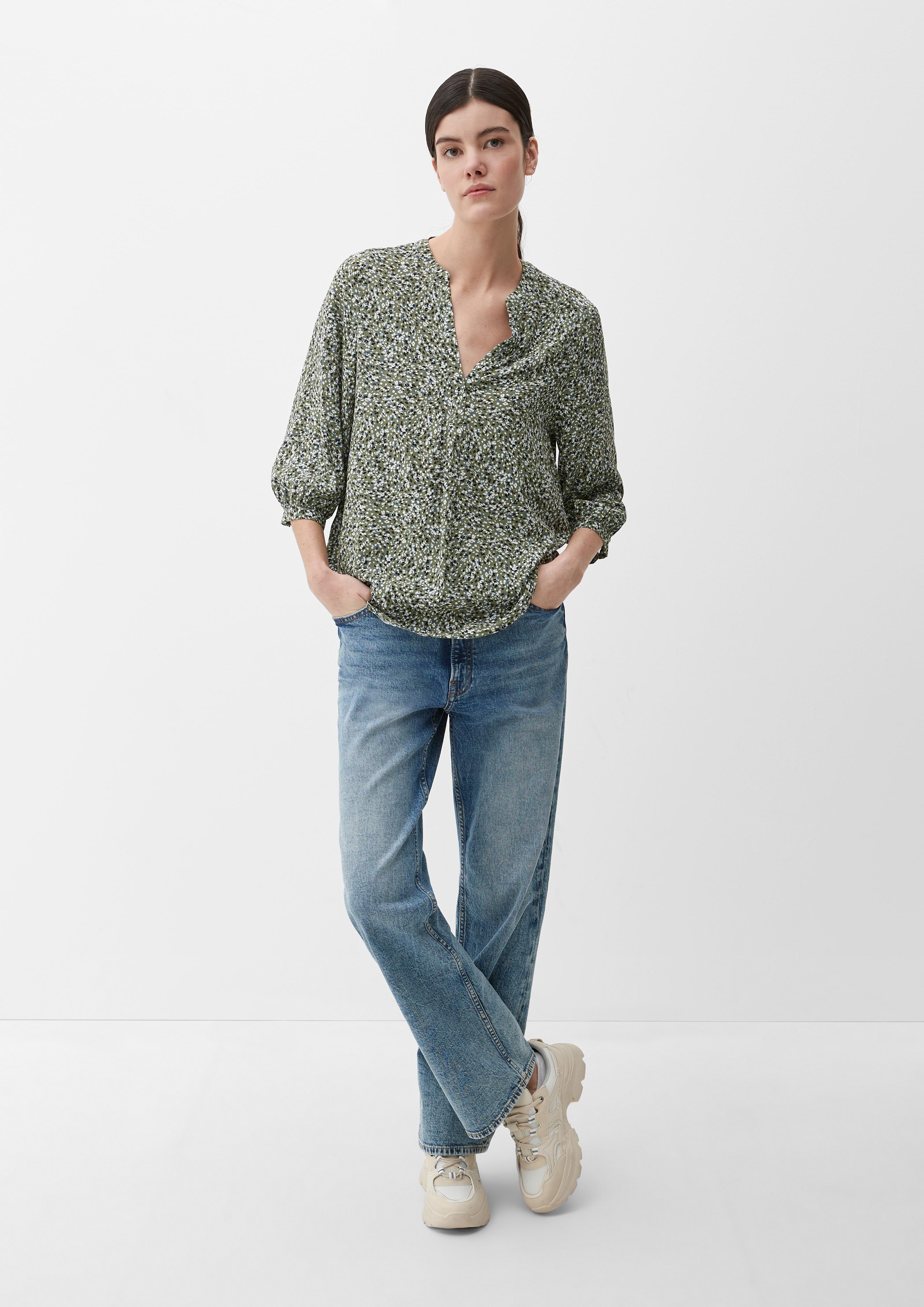 Viskosebluse mit Tunika-Ausschnitt  2132607-79B6