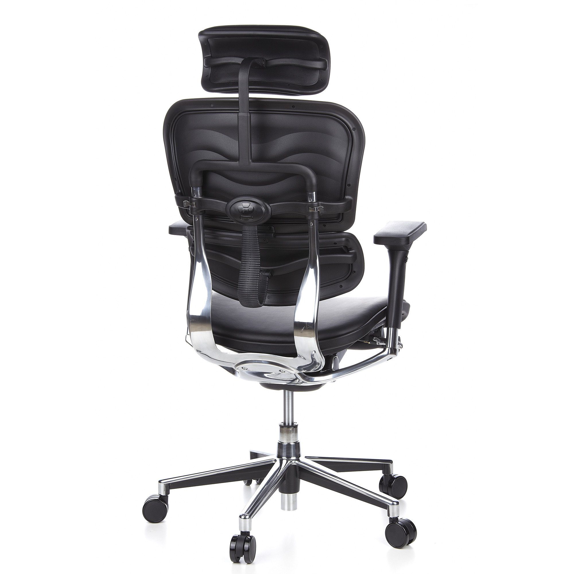 hjh OFFICE Drehstuhl Luxus Chefsessel ERGOHUMAN Leder (1 St), Bürostuhl ergonomisch