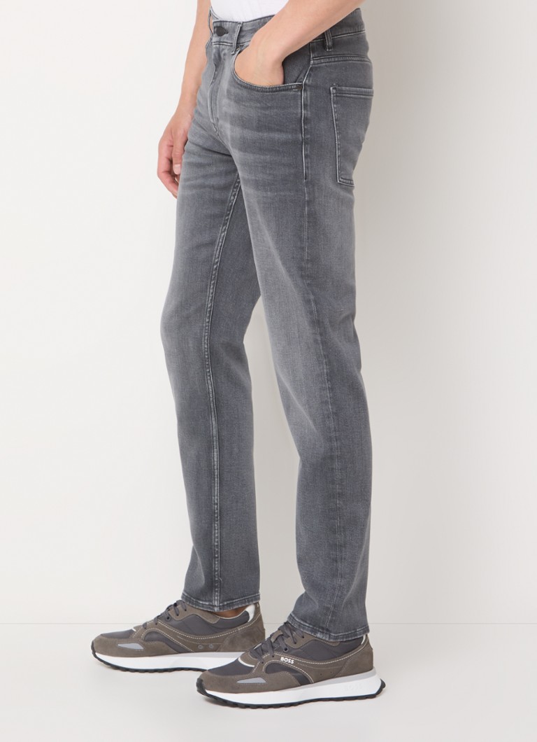 Jean HUGO BOSS H-Delaware croială slim, lavabil colorat