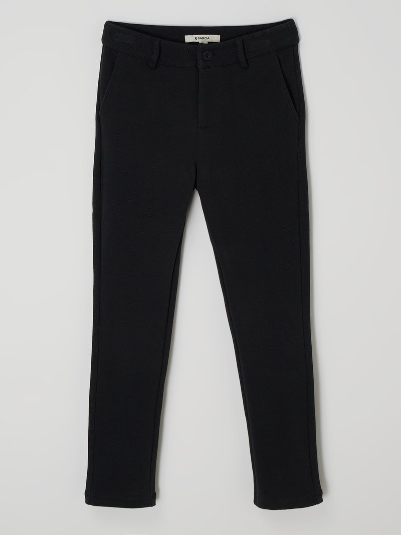 Hose mit Stretch-Anteil in marineblau