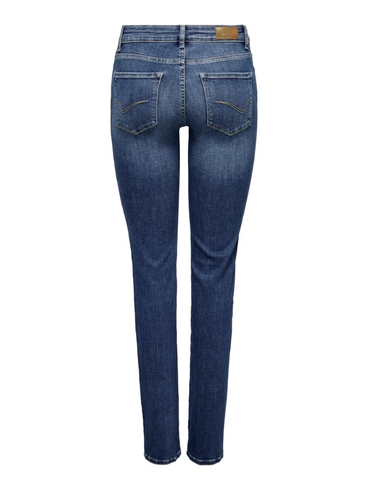 ONLY Jeans ONLALICIA REG STRT DNM DOT879 regular/straight in Blau günstig kaufen