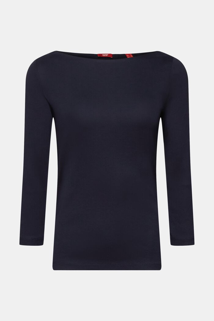 Longsleeve mit Bootausschnitt