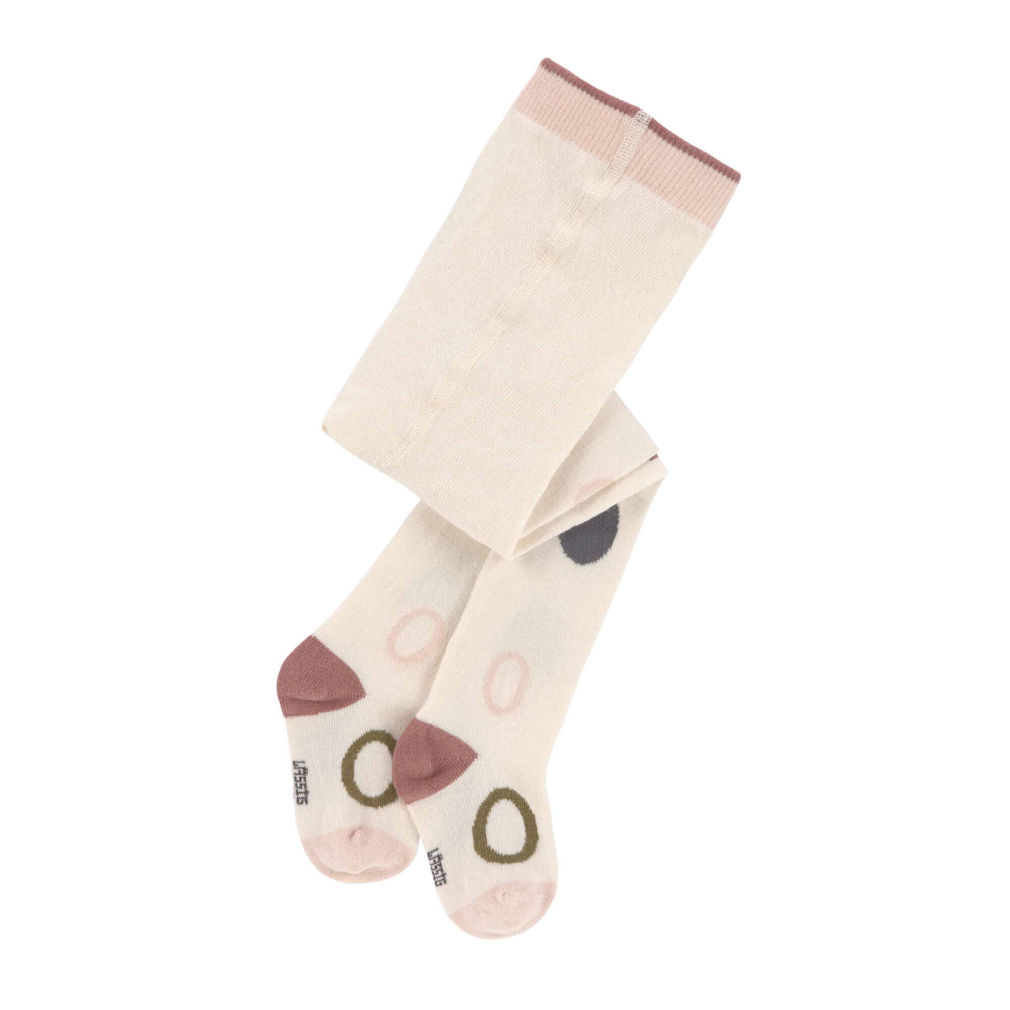 Strumpfhose GOTS - Tights, Circles offwhite