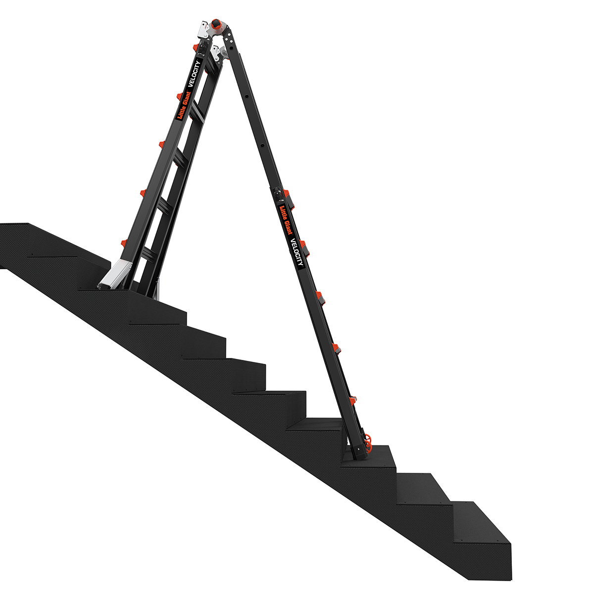 Altrex 503945 Velocity Black Pro teleskopska zložljiva lestev 4 x 5