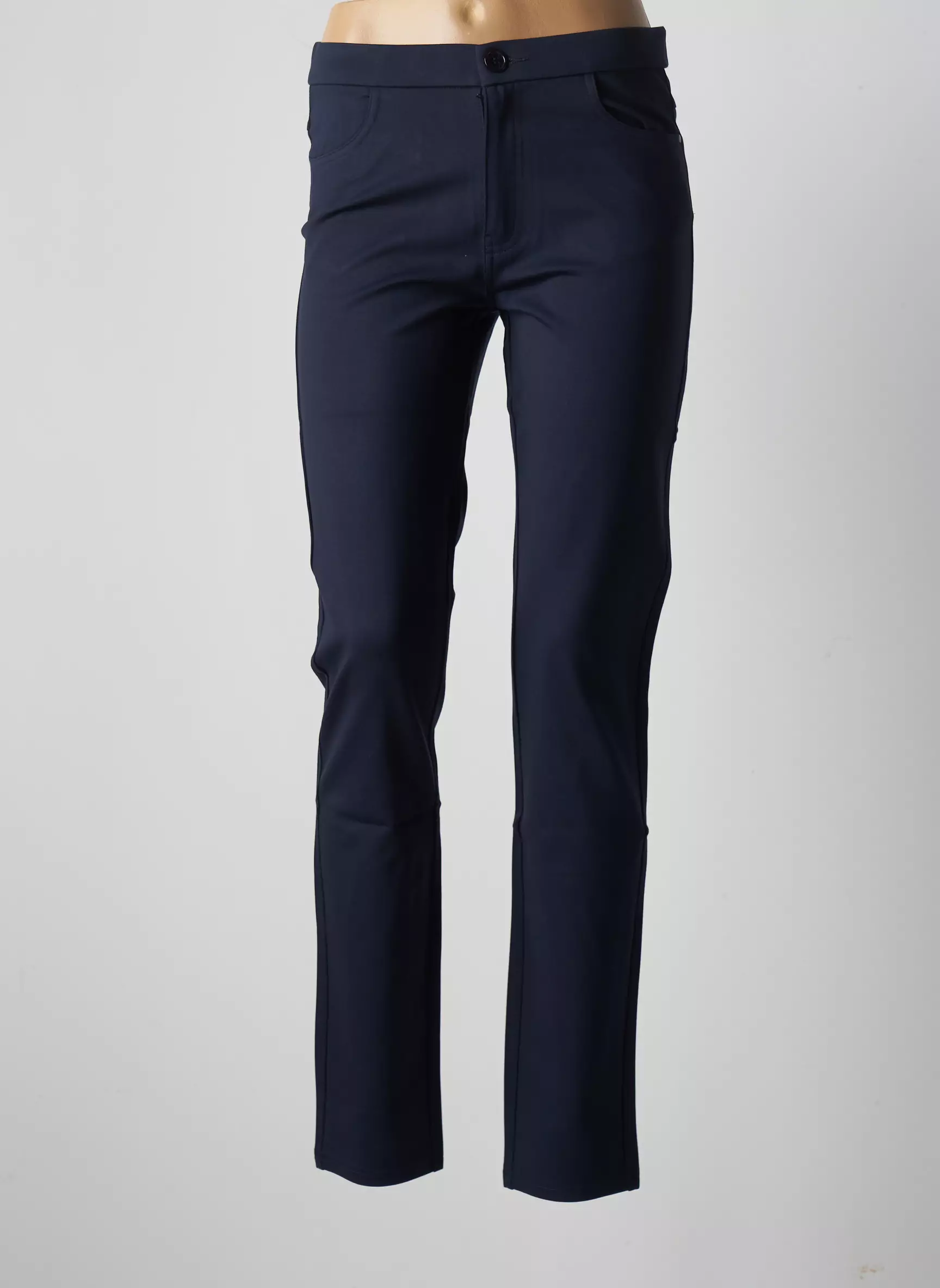 Youline Pantalons Slim Femme couleur bleu