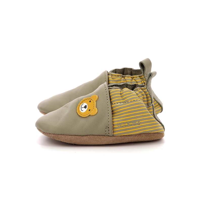 Chaussons cuir tannage vegetal Doubear