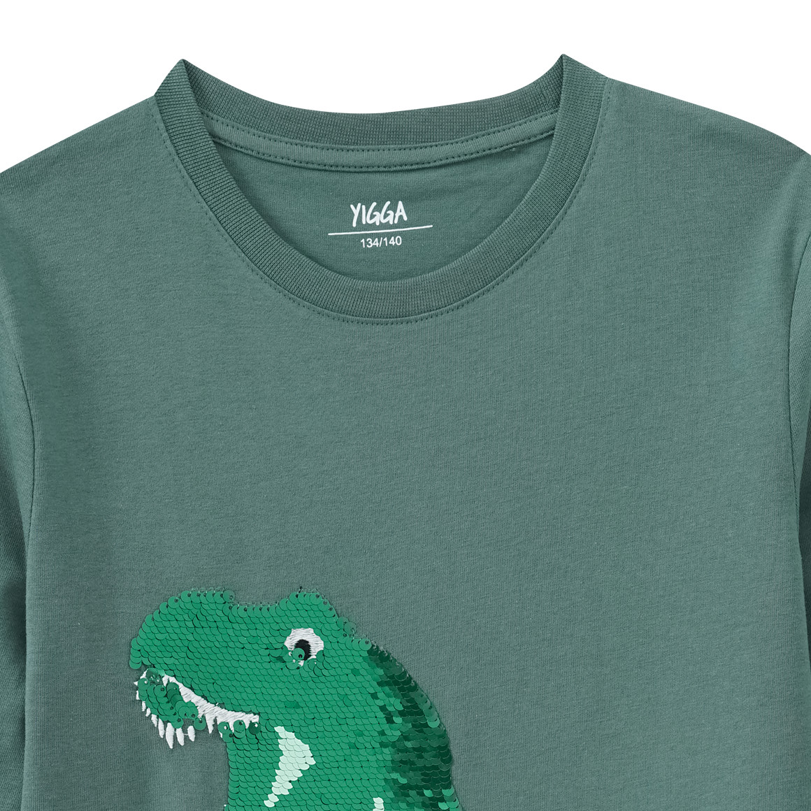 Jungen Langarmshirt mit Wendepailletten