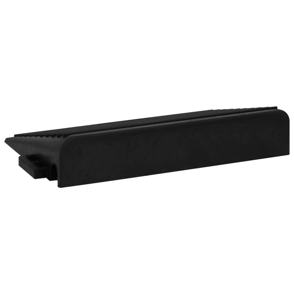 vidaXL Verkehrsschild Bordsteinrampen 2 Stk. 50x30x11 cm Gummi, (1 St)