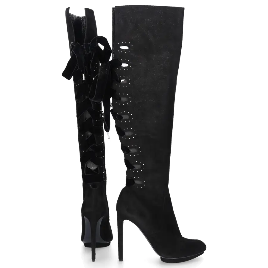 Alexander McQueen - Stiefel - schwarz