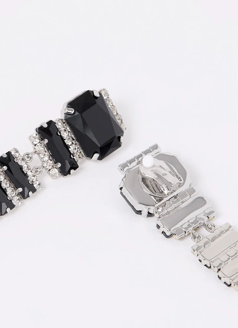 Orecchini a clip MaxMara Favore con pietra di vetro