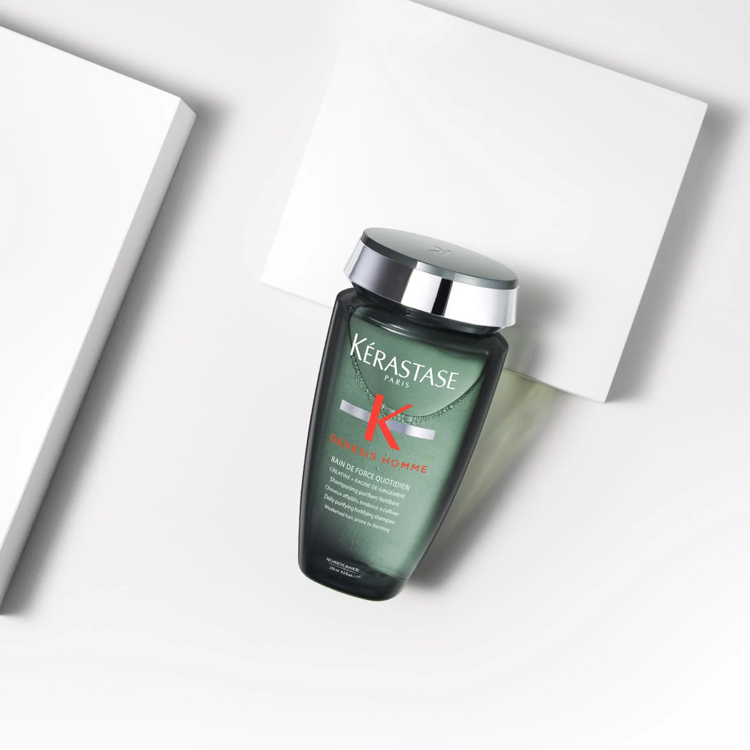 Genesis Homme Bain De Force Quotidien - Șampon purificator, Tratament pentru păr, Șampon întăritor