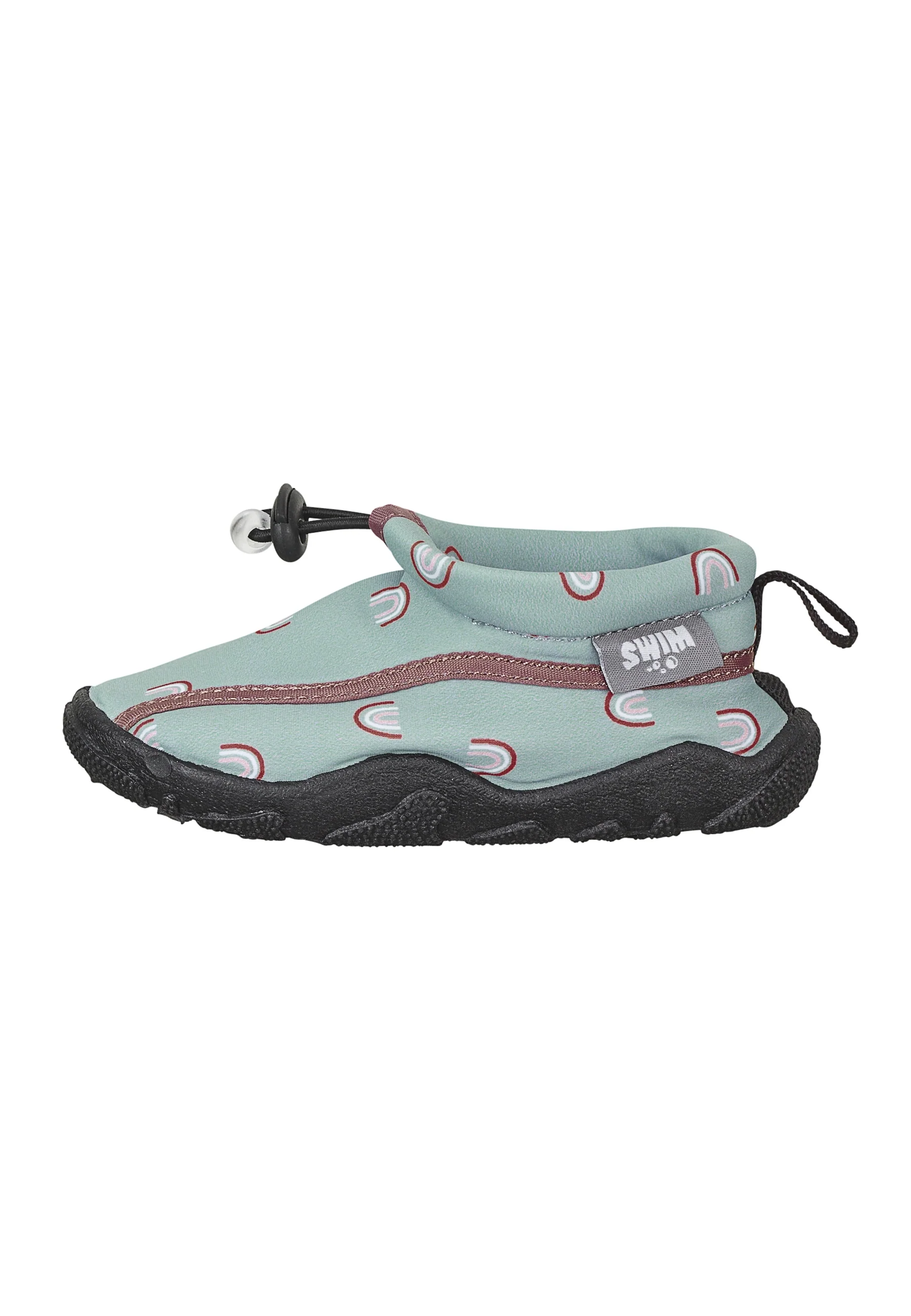 Aqua-Schuh Kinder in Grün mit Regenbogen