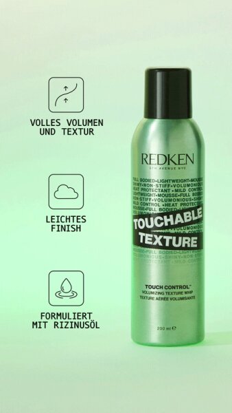 Redken Touchable Texture Touch Control Schaumfestiger
