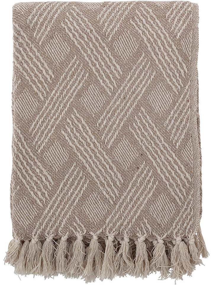 Bloomingville Tagesdecke ''Ghina'' in Beige - (L)160 x (B)130 cm günstig kaufen onesize
